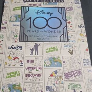 Disney Blue and Silver Art of Coloring Book